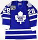 Tahir Tie Domi Toronto Maple Leafs Hockey Jersey Ccm Authntic W Fight Strap 44