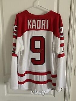 Team Canada Nike World Junior Nazem Kadri Auto Jersey Leafs Avalanche RARE NWT L