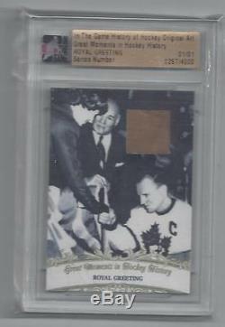 Ted Kennedy 01/01 Itg 2012-13 History Of Hockey Great Moments In Hky History