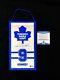 Ted Kennedy Signed Toronto Maple Leafs Mini Banner Beckett Coa