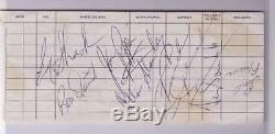 Terry Sawchuk Signed Toronto Maple Leafs Page Punch Imlach Carl Brewer Autograph