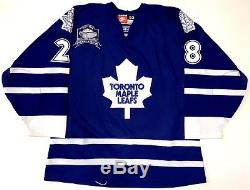 Tie Domi 1999 Final Season Toronto Maple Leafs Nike Authentic Blue Jersey 52