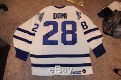 Tie Domi CCM Toronto Maple Leafs 1996 Gardens 85th Patch NHL Hockey Jersey XL