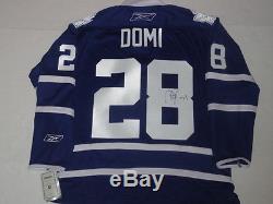 Tie Domi Signed Reebok Premier Toronto Maple Leafs Jersey Jsa Coa