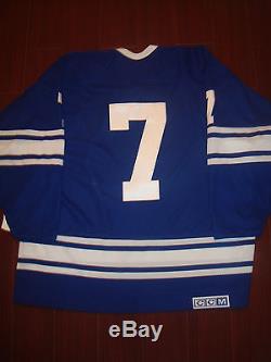 Tim Horton Toronto Maple Leafs CCM 550 1967 Vintage Style Jersey Size XL