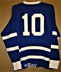 Toronto Maple Leafs #10 Blue Ebbets Field Flannels Hockey Jersey
