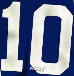 Toronto Maple Leafs #10 Blue Ebbets Field Flannels Hockey Jersey