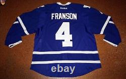 Toronto Maple Leafs 13/14 No. 4 Cody Franson Blue/Home Minimal Wear