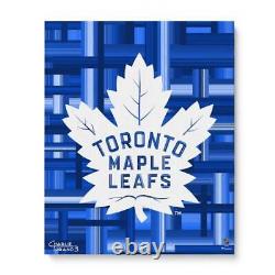 Toronto Maple Leafs 16 x 20 Gallery Wrapped Embellished Giclee by