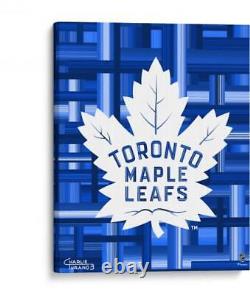 Toronto Maple Leafs 16 x 20 Gallery Wrapped Embellished Giclee by