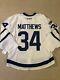 Toronto Maple Leafs Auston Matthews Away Team Issued Edge 2.0 Jersey Size 58