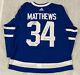 Toronto Maple Leafs Auston Matthews Signed Inscribed Adidas Jersey Fanatics