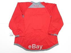 Toronto Maple Leafs Authentic Red Reebok Edge Practice Hockey Jersey Size 56