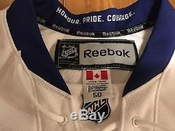 Toronto Maple Leafs Authentic Reebok Edge 2.0 Pro Hockey White Jersey 50 Nwt
