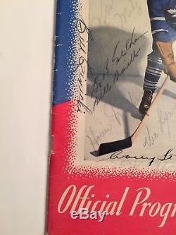 Toronto Maple Leafs Autograph Program Bill Barilko Turk Broda Syl Apps + More