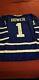 Toronto Maple Leafs Autographed Johnny Bower #1 Blue Hockey Jersey