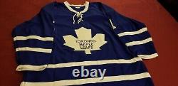 Toronto Maple Leafs Autographed Johnny Bower #1 Blue Hockey Jersey