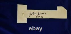 Toronto Maple Leafs Autographed Johnny Bower #1 Blue Hockey Jersey