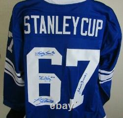 Toronto Maple Leafs Autographed Signed Stanley Cup Hockeyjersey Beckett Loa
