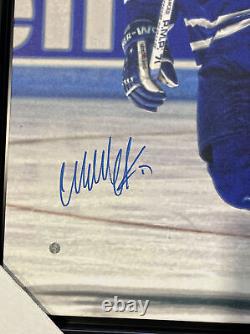 Toronto Maple Leafs Captain Wendel Clark Signed Framed Canvas WithFrameWorth COA
