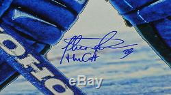 Toronto Maple Leafs Felix Potvin Signed NHL Autographed 14x28 Canvas Hockey