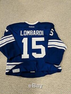 Toronto Maple Leafs Game Worn Jersey Lombardi #15