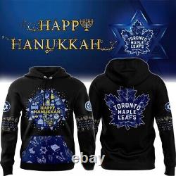 Toronto Maple Leafs Happy Hanukkah Holiday 2024 Hoodie