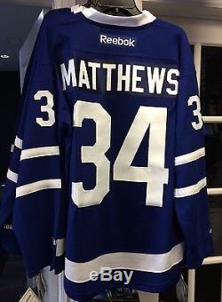 Toronto Maple Leafs Hockey 2016/17 Jersey Large Blue Reebok Auston Matthews NHL