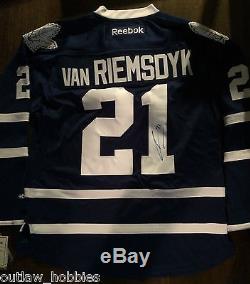 Toronto Maple Leafs James Van Riemsdyk Autographed Reebok Size L Jersey COA BNWT