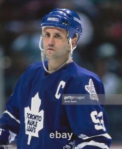 Toronto Maple Leafs Jersey Doug Gilmour #93 Shirt Blue Reebok Jersey 54 NHL