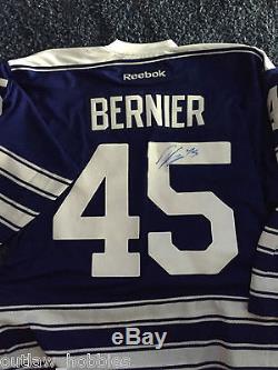 Toronto Maple Leafs Jonathan Berneir Winter Classic Autographed Jersey COA BNWT