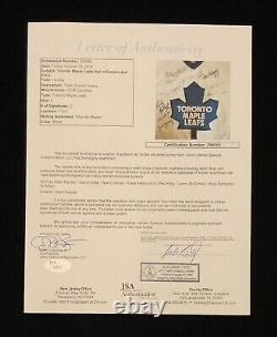 Toronto Maple Leafs Legends Signed By 9 CCM Jersey NWOT Size Large JSA LOA COA