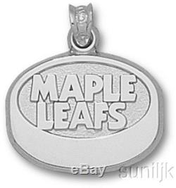 Toronto Maple Leafs MAPLE LEAFS Hockey Puck Pendant