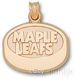 Toronto Maple Leafs MAPLE LEAFS Hockey Puck Pendant