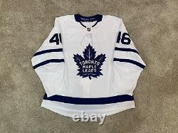 Toronto Maple Leafs MIC Adidas Authentic NHL Game On Ice Jersey 56 Fight Strap