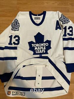 Toronto Maple Leafs Mats Sundin CCM Authentic NHL Hockey Jersey White Home 54
