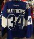 Toronto Maple Leafs Nhl Hockey Centennial Classic Patch Auston Matthews Jersey L