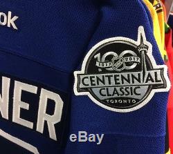 Toronto Maple Leafs NHL Hockey Centennial Classic Patch Mitch Marner Jersey M