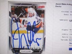 Toronto Maple Leafs NHL Jason Blake Autographed Hockey Jersey Youth XL Reebok