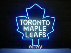 Toronto Maple Leafs Neon Sign 20x16 Lamp Light Bar Beer Window Decor Gift Z459