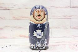 Toronto Maple Leafs Nesting Doll NHL Matthews Sport Handmade Wooden Matryoshka