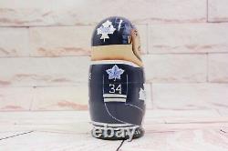 Toronto Maple Leafs Nesting Doll NHL Matthews Sport Handmade Wooden Matryoshka