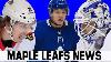 Toronto Maple Leafs News Hutchinson Starts Dylan Strome Trade Robertson Injured Long Term