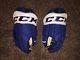 Toronto Maple Leafs Pro Stock Ccm Hgtkxp Hockey Gloves 14 Tacks