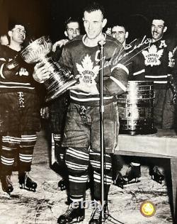 Toronto Maple Leafs Signed Ted Kennedy Stanley Cup 8x10 Stevie Y Authentic Holo