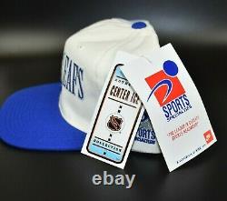 Toronto Maple Leafs Sports Specialties Laser Shadow Vintage 90s Snapback Cap Hat