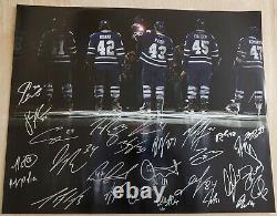 Toronto Maple Leafs Team Signed 16x20 Photo +coa Kessel, Kadri, Phaneuf, Reimer
