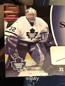 Toronto Maple Leafs Tellqvist NHL Game Worn Used Photo Matched Goalie Blocker