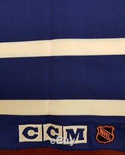 Toronto Maple Leafs Vintage Authentic CCM Cosby NHL Jersey 1996 MLG Patch