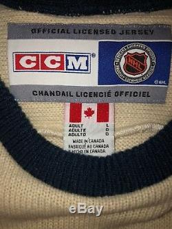 Toronto Maple Leafs Vintage Hockey CCM Classic Jersey Sweater Size- Large